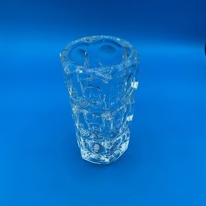 Czech glass elements candleholder / vase